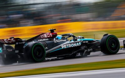 Formula 1: Pole de George Russel con el Mercedes en el mítico circuito de Silverstone