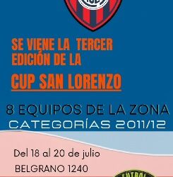 Arranca la tercera edición de la Cup San Lorenzo. El año próximo Team Sport TL tendría una plaza en Liga Metropolitana