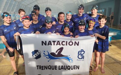 Equipo de natacion del FBC Argentino compitio en la Ciudad de Bolivar