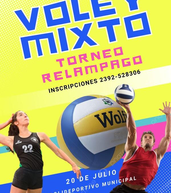 Torneo de Voley a beneficio de la delegación de Trenque que clasificó al mundial de karate en Londres