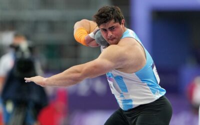 Atletismo: Nazareno Sasia debuto en los Olímpicos y finalizo 23ro en el lanzamiento de la bala