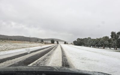 Actualidad: Intensa nevada en Sierra de la Ventana