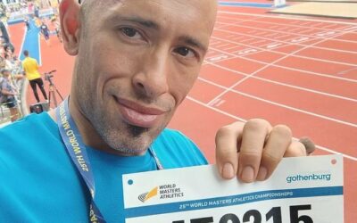 Atletismo: El argentino Diego Silvera campeón mundial master en los 800 metros en Suecia, con record argentino