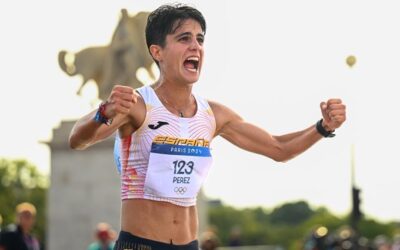 Atletismo: Los españoles Martin y Pérez ganaron la primera carrera de maratón marcha relevo mixto en los Olímpicos