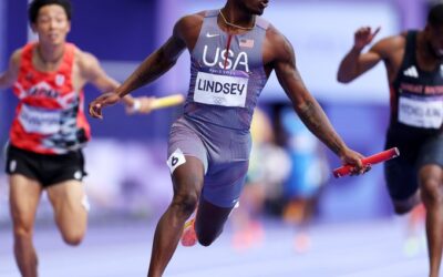 Atletismo: Los equipos estadounidenses triunfaron en las eliminatorias de los 4 x 100 en Paris 2024