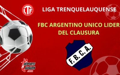 LTF 1° División: FBC Argentino venció a Progreso y es único puntero del Clausura