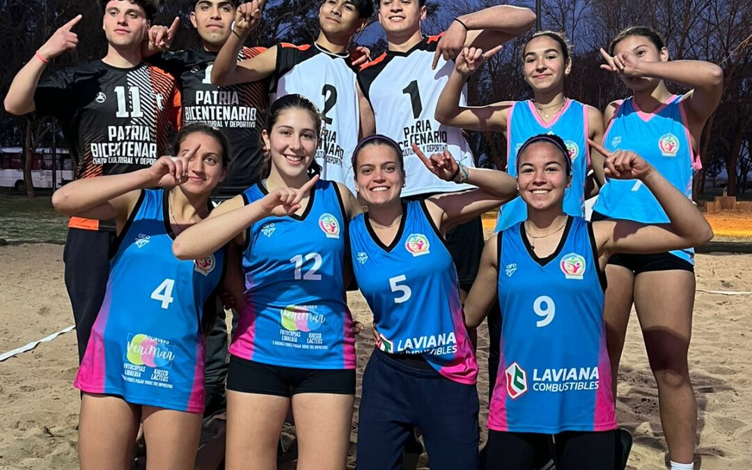 Todas las categorias de Beach Voley del CEF clasificaron a Mar del Plata por Juegos Bonaerenses