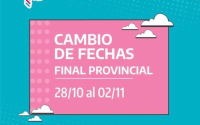 Juegos Bonaerenses 2024:Se confirmó las fechas de la final provincial, del 28 de octubre al 2 de noviembre