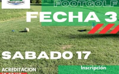 Este sábado 17 se juega la 3ra fecha del Tour de Footgolf en Trenque Lauquen