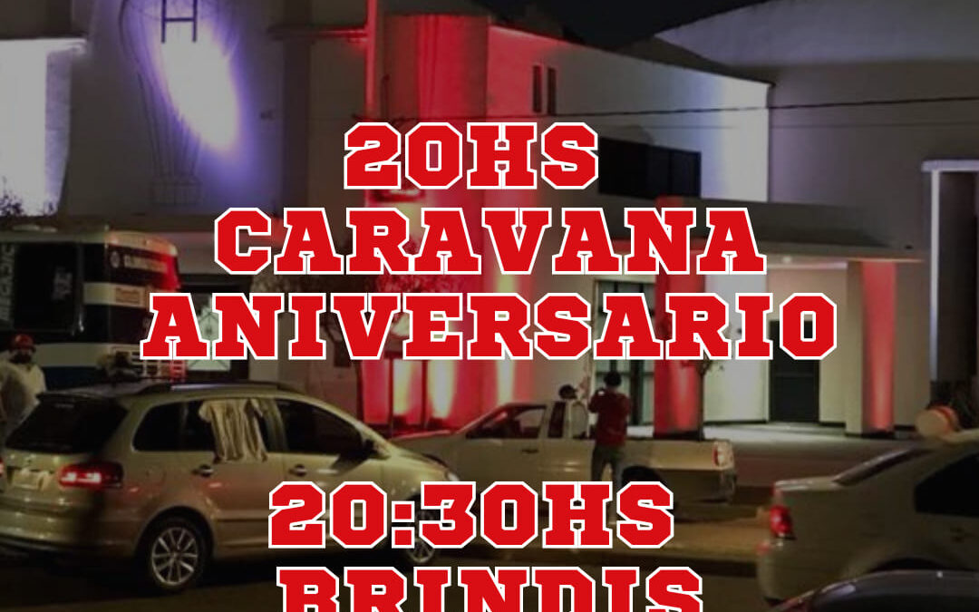 Huracan de Pellegrini realiza Caravana Aniversario