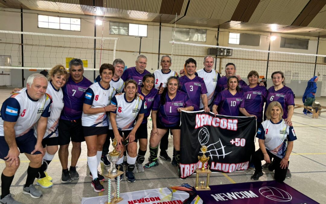 Torneo de Newcom en El Condor (Viedma) – Trenquelauquenses Más 60 campeones y más 50 terceros