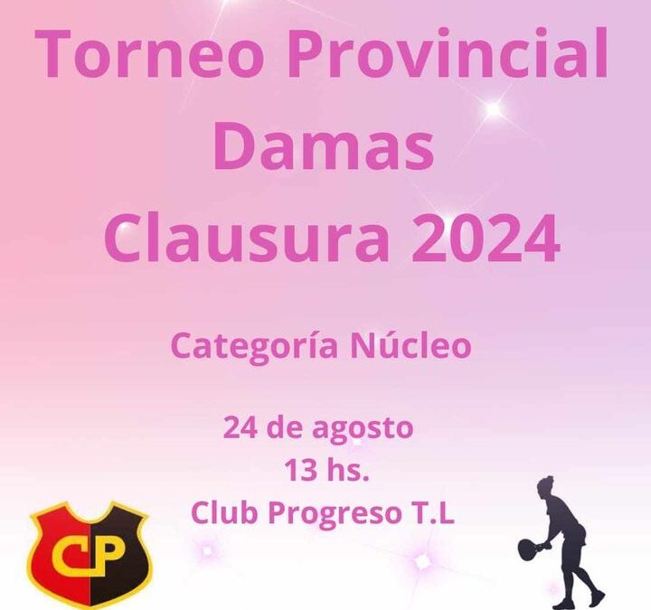 Femenino Provincial de pelota paleta por primera vez en Trenque Lauquen el sabado 24 y con una pareja local participando