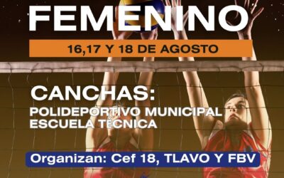Voleibol: Desde este viernes 16 se jugara en Trenque Lauquen, el Torneo LIPROBO Sub 16 Femenino
