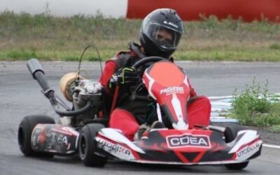 Karting del Oeste: Doblete de victoria del riverense Santiago Delgado. Los Font, Valen Alaux y Agustín Velázquez, ganadores en el kartodromo de Trenque Lauquen