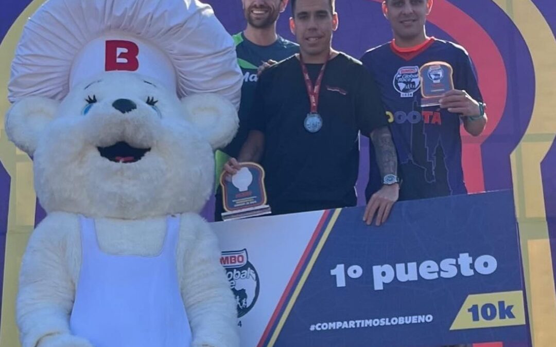 Manuel Amicone segundo en los 10K en Bimbo Global Race