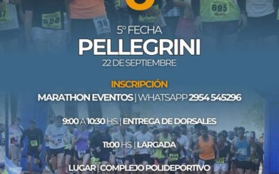 ¡El Maratón 6 Ciudades llega a Pellegrini!. Abierta la inscripcion