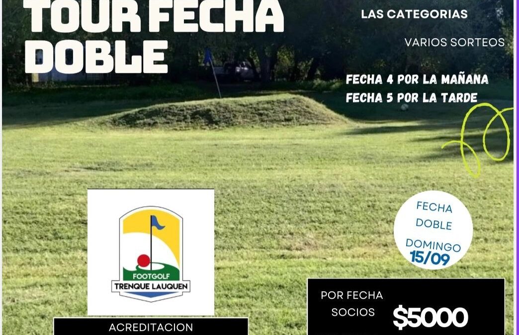Doble Fecha de Footgolf en La Escondida (Trenque Lauquen)