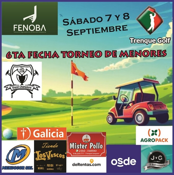 Comenzó ayer y finaliza hoy, domingo, el Torneo de Menores de FENOBA en Tresnque Lauquen. Resultados parciales.
