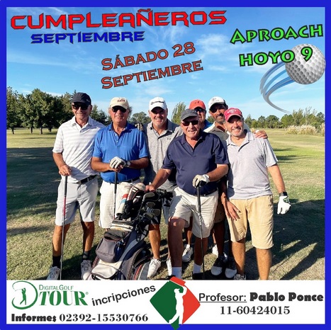 Este sábado 28 de Septiembre TORNEO Cumpleañeros Septiembre!