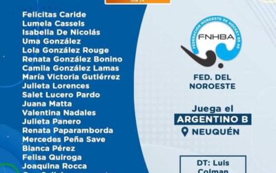 Noroeste de Hockey Sub 14 juega en Neuquen Nacional de Selecciones «B»