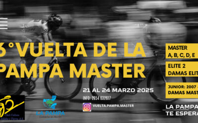Ciclismo: En marzo del 2025 se disputara la sexta edición de la Vuelta Master en La Pampa