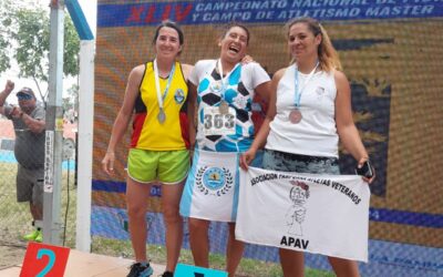Atletismo: En el cierre del nacional master, medallas de plata para Leticia Llaneza y Santiago Pereda