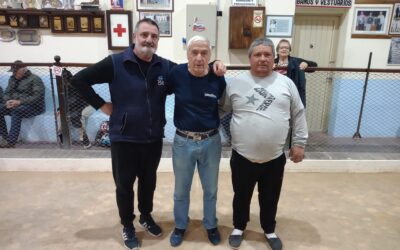 BOCHAS: Ricardo Abaro, Cristian Márquez y Fofy Larroque los campeones