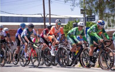 Ciclismo: Maxi Prais prendido en la definición de la Vuelta Ciclística en Cutral Co, Neuquén.