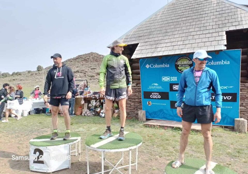 Sergio Cardoso 3ro. en su categoria en el Desafío Columbia Sierra de la Ventana