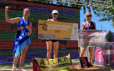 Atletismo: Susana Tavoloni sumo su segundo titulo nacional 2024, gano en 1.500 metros. Compitió el campeón del mundo Diego Silvera en los 400