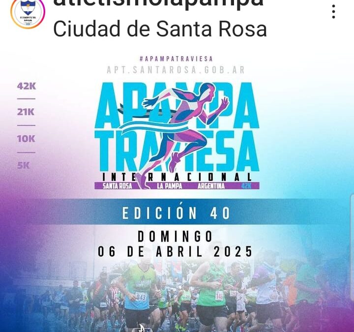 Se corre A Pampa Traviesa el domingo 6 de Abril: hora, inscripción y cómo estará el clima