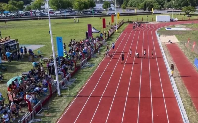 Atletismo: Con un evento provincial y presencia de atletas trenquelauquenses, Tandil sumo una pista de solado sintetico