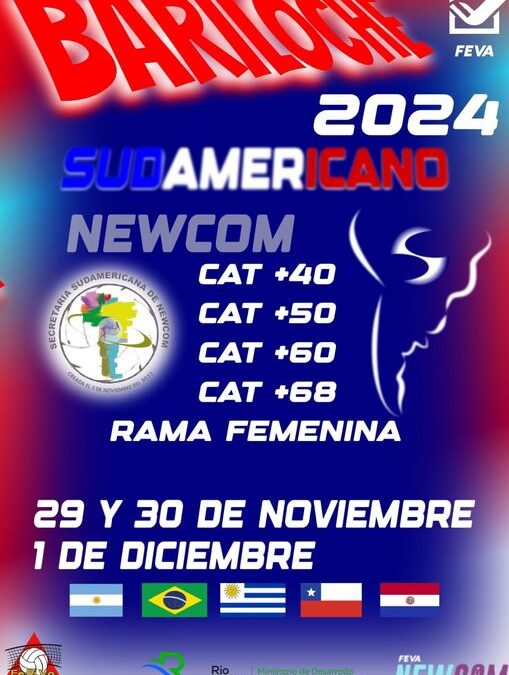 SUDAMERICANO FEMENINO DE NEWCOM EN BARILOCHE 2024 – TRENQUE LAUQUEN +40 CLASIFICADO