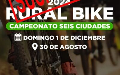 Por pronostico de el clima se supende el Rural Bike que estaba programado para mañana en 30 de Agosto