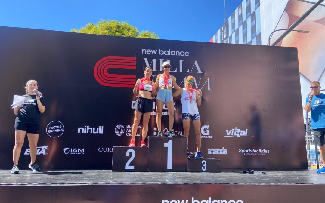 Susana Tavoloni gano por tercera vez consecutiva su categoria en la Milla Urbana