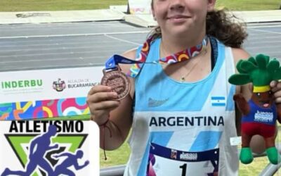 Atletismo: Zoe Gorski y Queileb Heffner brillaron en el Sudamericano Escolar sub 15 en Colombia, Camila Tello de Trenque regresa con medalla de bronce en disco