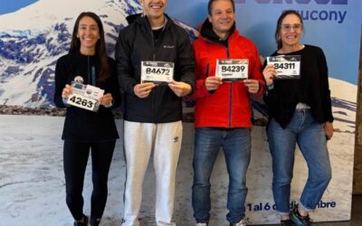 Trenquelauquenses en el «El Cruce Saucony»