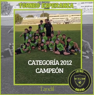 Team Sport TL Categoria 2012 Campeon invicto en Tandil