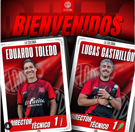 Lucas Castrillon y Eduardo Toledo nuevos tecnicos de Las Guasquitas