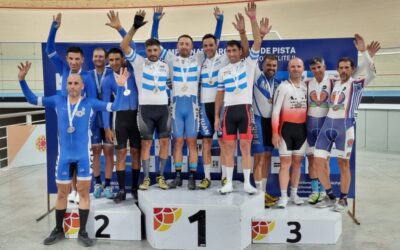 Ciclismo: Los mejores master cerraron el argentino de pista en San Juan con las pruebas en equipos