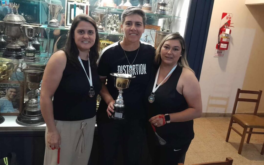 Leonela Ponce y Lujan Perez Sub campeonas Provinciales anual de Damas en Nucleo Pelota Paleta