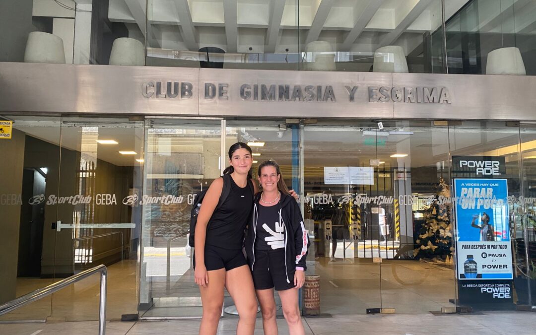 Valentina Molinaris fue citada por el club GEBA para formar parte del plantel sub 15 de Voley en 2025