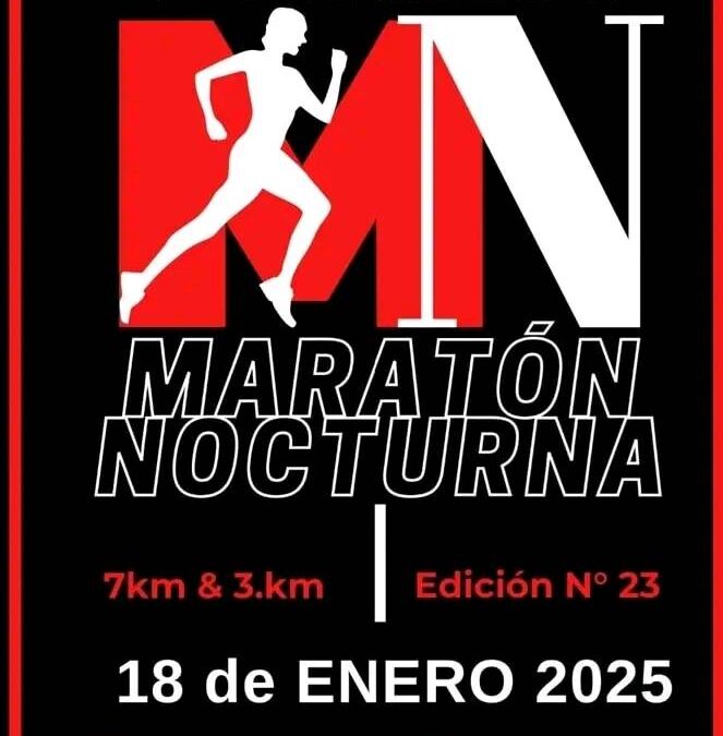 Clasificación de la 23° Maraton Nocturna de Pehuajo
