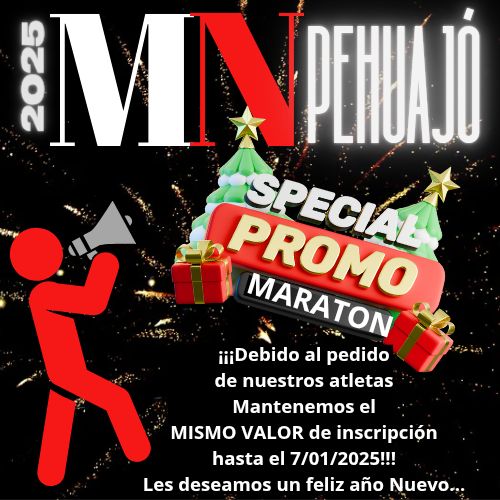 Maraton Nocturna de Pehuajo. Se extiende periodo de pago