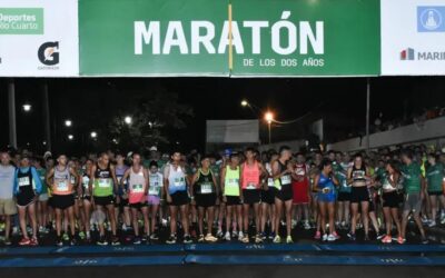 Angelina Reyes 3ra. en la general y ganadora de su categoria en la Maratón de los Dos Años de Rio Cuarto