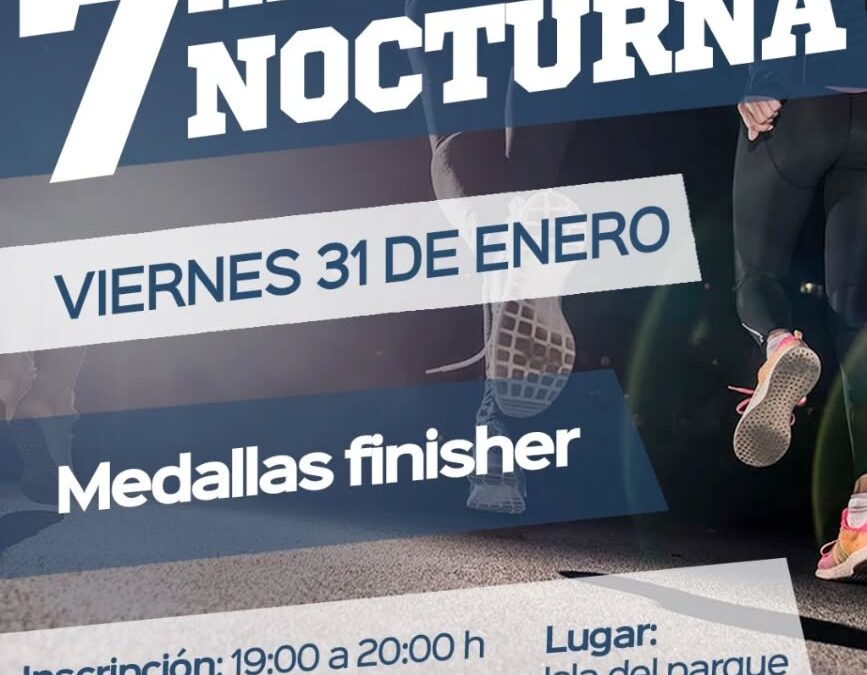 Viernes 31 de enero – 7K Nocturna de Verano en General Villegas