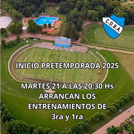 Mañana, 21 de Enero, comienzan entrenamientos en Barrio Alegre