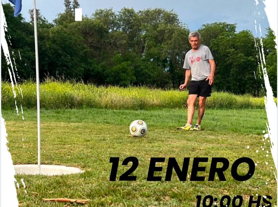 El domingo 12 de enero se juega el primer torneo de Footgolf de la Temporada 2025 en Trenque lauquen