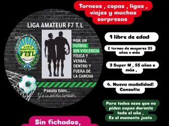 Liga Amateur F7 TL – La temporada 2024 llega a su fin y ya te podes inscribir para lo que se viene en 2025