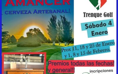 El sabado 4 comienza TORNEO de Verano EL AMANECER de Golf en Trenque Lauquen